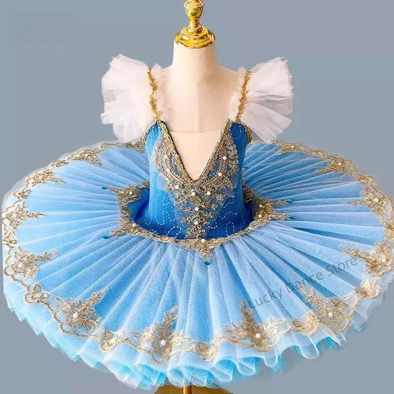 Robe tutu de ballet professionnelle pour enfants et filles, olympiques de danse de ballet pour adultes