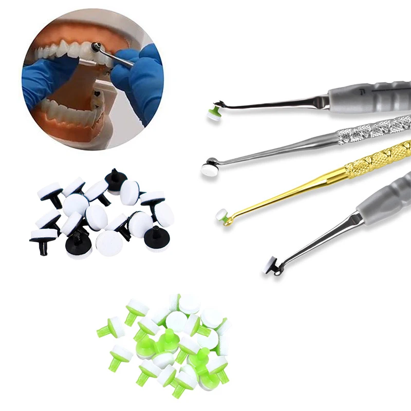 

Dental Resin Filling Kit Composite Light Cure Resin Filling Spatula Molding Tool Mixing Handle And Foam Pad Kit Trimmer Spatula