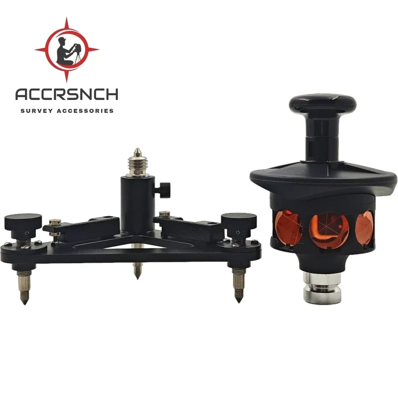 ACCR 58128001+ High Accurate Tribrach,360 Degree Reflective Prism,for Trimble Total Station,Land Surveying Equipment Accessories