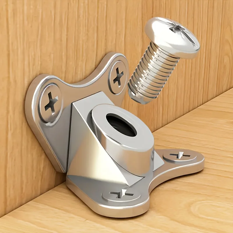 6 Sets of Zinc Alloy Butterfly Angle Bracket, Removable Angle Bracket, with Screw - Support Connectors for Furniture,