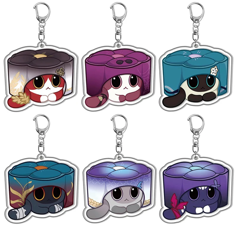 Nuevo Honkai: llavero Star Rail figura de juego de Anime Kafka Dan Heng Herta Serval 7 de marzo Seele accesorios colgante joyería
