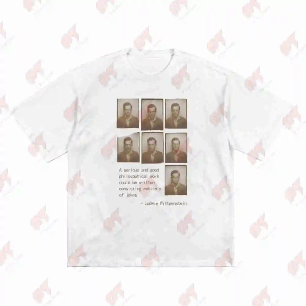 Ludwig Wittgenstein Quote Short Sleeve Tee 100% Cotton T-Shirt