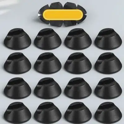 

Clip-On Chair Feet 16 Pcs Rubber Floor Protectors Table Leg Covers Non-Skid for Hairpin Furniture Fastening Tools