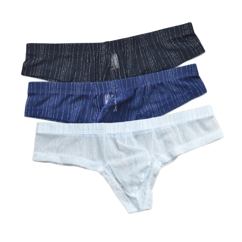 

3 шт., сексуальное мужское нижнее белье, блестящие маленькие боксеры, ультратонкие дышащие прозрачные мужские боксеры, забавные трусы, шорты
