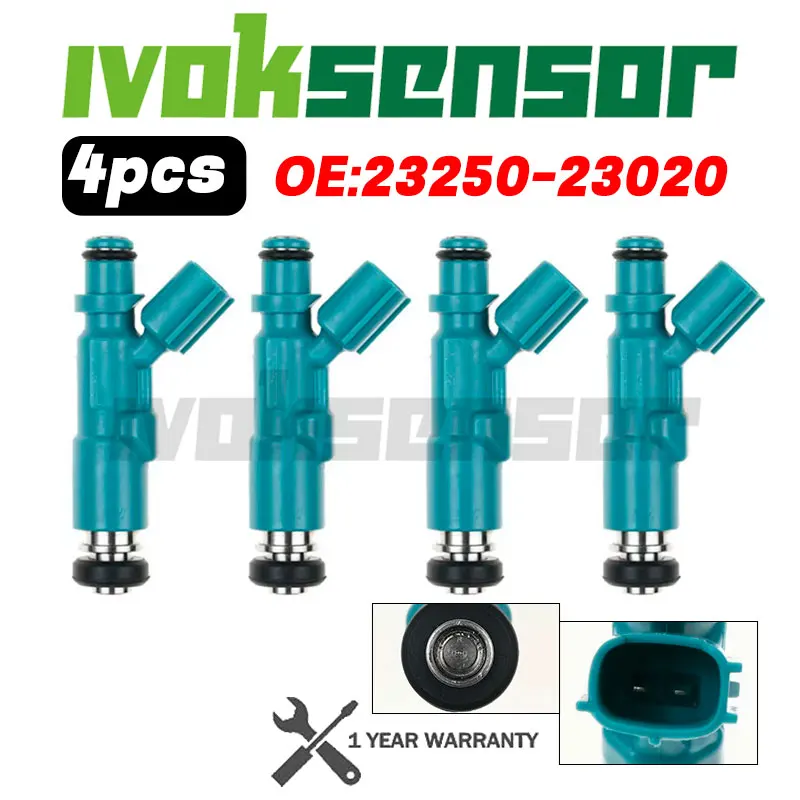 

4 шт. форсунки для Toyota Yaris Vitz 1.0L 1.3L 1999-2005 23250-23020 23209-29015 23250 23020