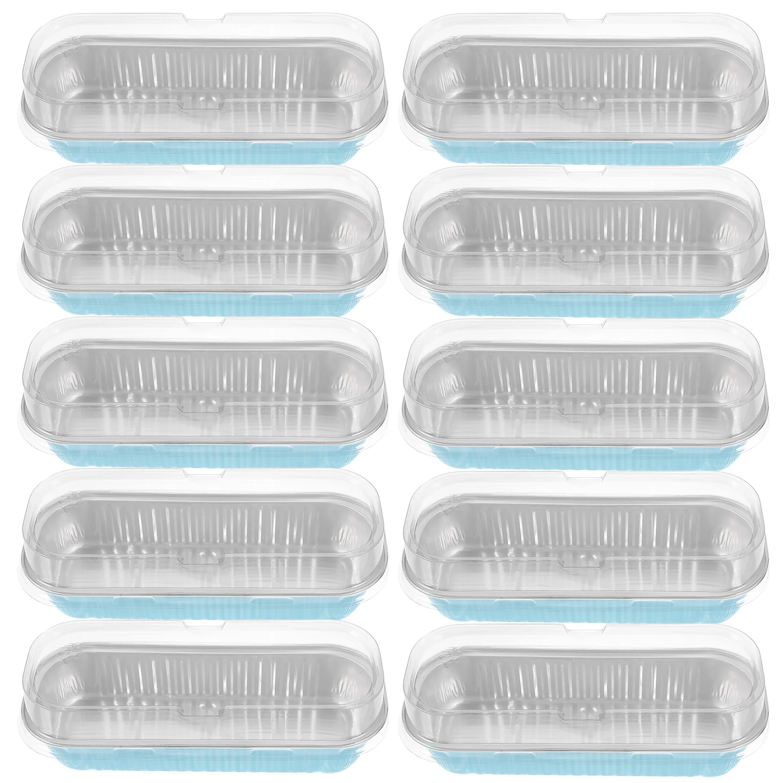

25 Pcs Baking Mold Aluminum Foil Cake Pans Container Disposable Multi-use Plastic