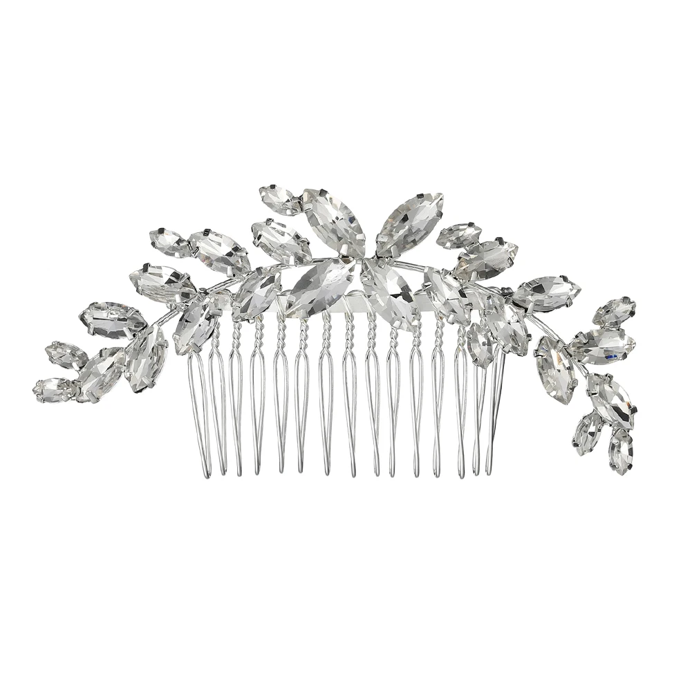Fashion Classic Crystal Hair Comb Elegant Jewellery Headpiece Bridal Wedding Hair Accessories Hair Ornament Holiday Gifts image 6