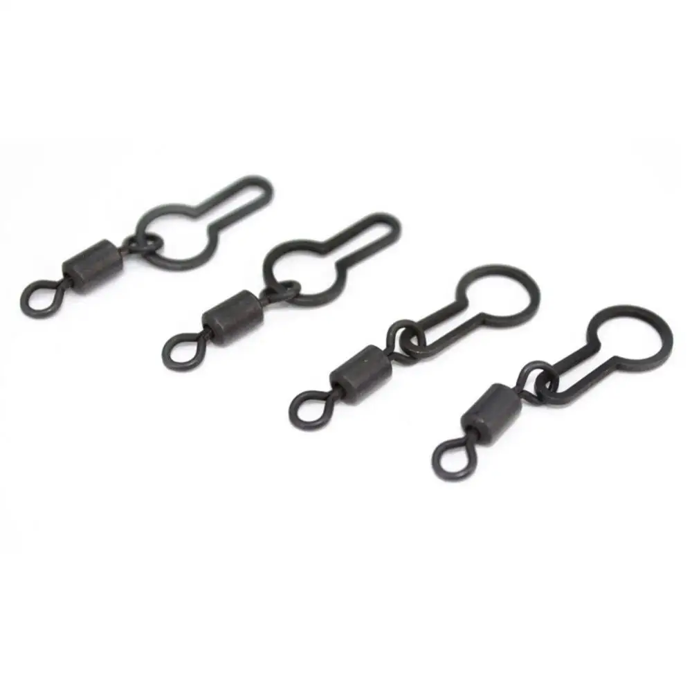 Fishing Tackle PVA for Fishing 20Pcs Quick Change Ring Bag Hanging Swivel Clips Carp Tool Out Entertainment Accessories tools