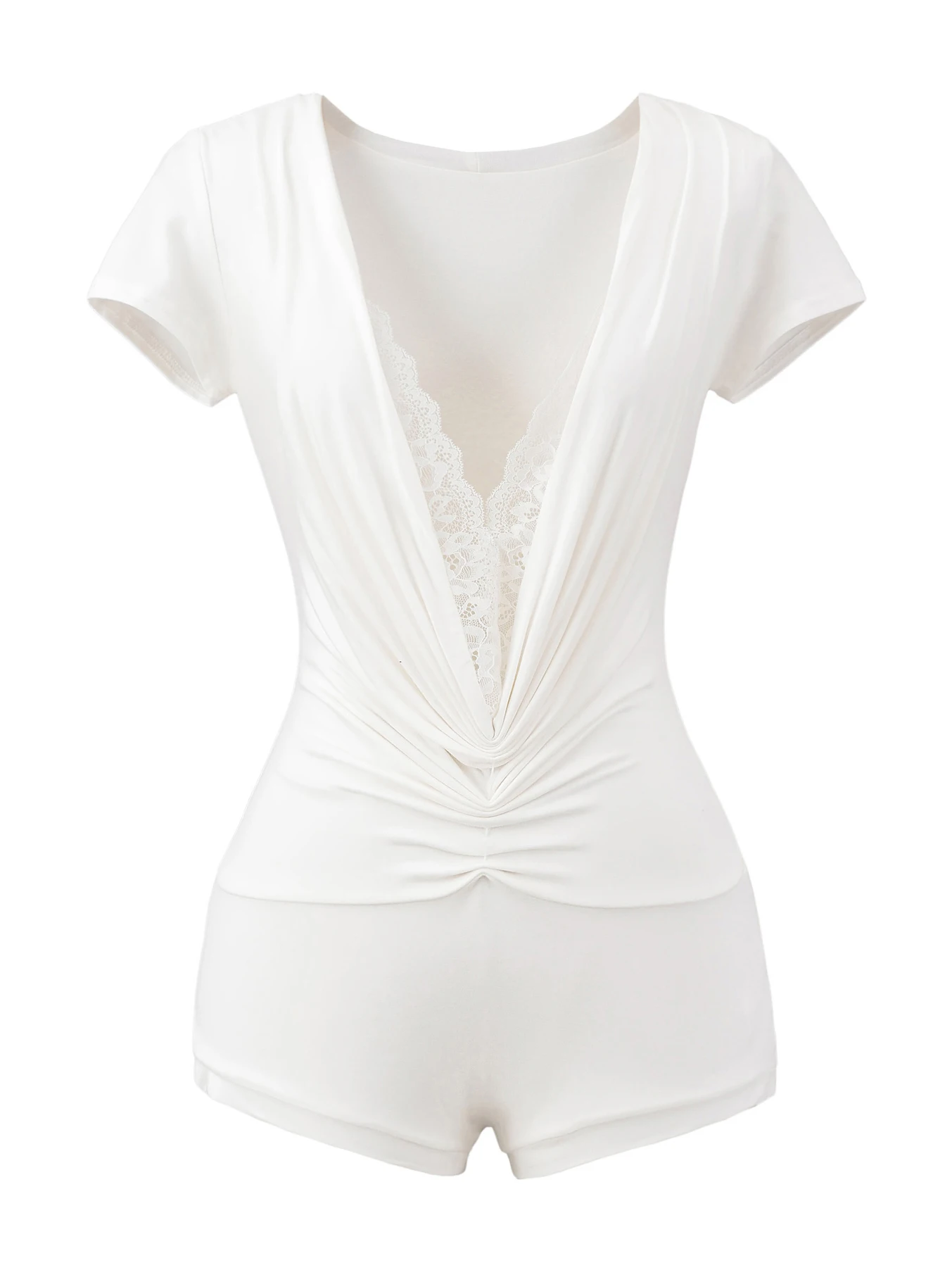 

Сексуальный американский кружевной комбинезон с глубоким V-образным вырезом Ne ort Sve, женский топ для похудения oulder, ширина обычного кроя