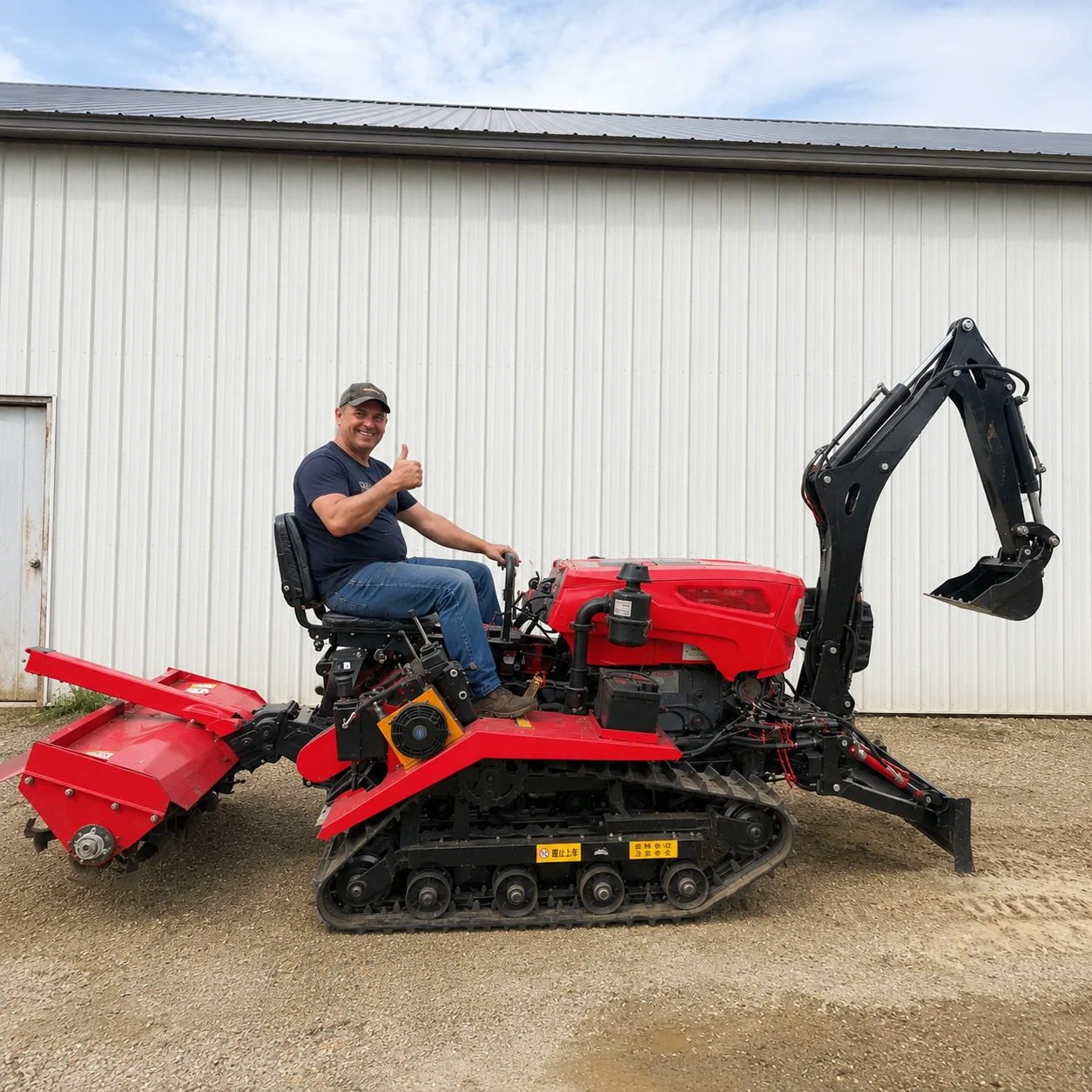 Custom Compact 4WD Farm 35HP Tractor Diesel Agricultural Tractor CE Approved OEM Factory for Farming Orchard Garden Use