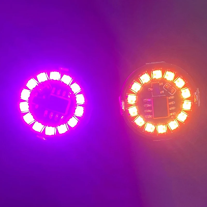 LED Kleurrijke Magnetronlamp 4-modi Draadloze inductielamp Knopbatterij DIY Landschapsdecoratie Stereoscopische modellamp