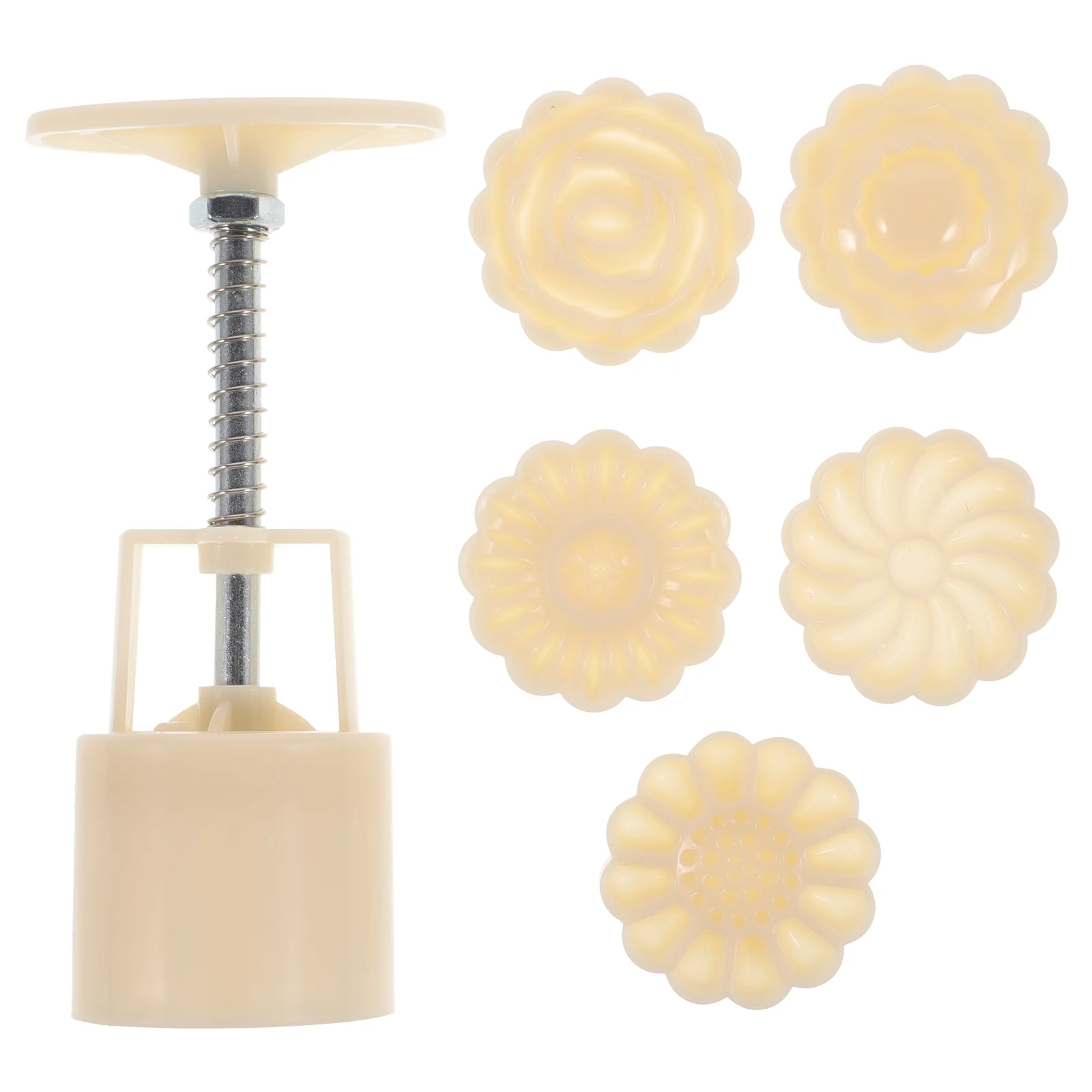

1 Set 50G 3D Hand-pressure Mould Dessert DIY Baking Tools for Kitchen mold moon cake mould