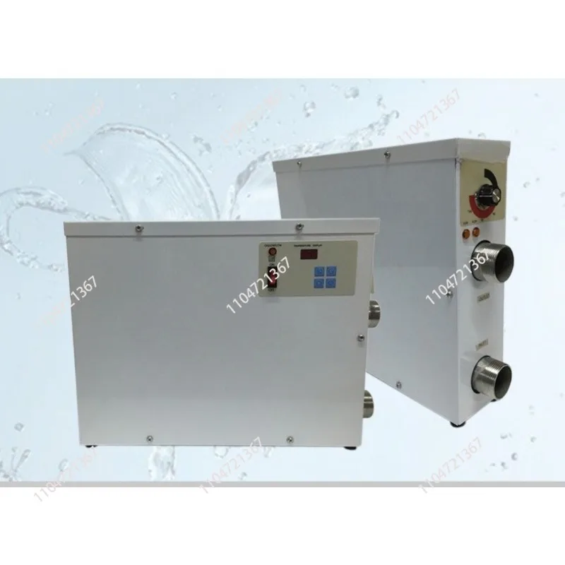5.5-18 KW Digital Display Electric Heater Thermostat Swimming Pool Bath Pool Water Circulation Heating Auxiliary 1pcs