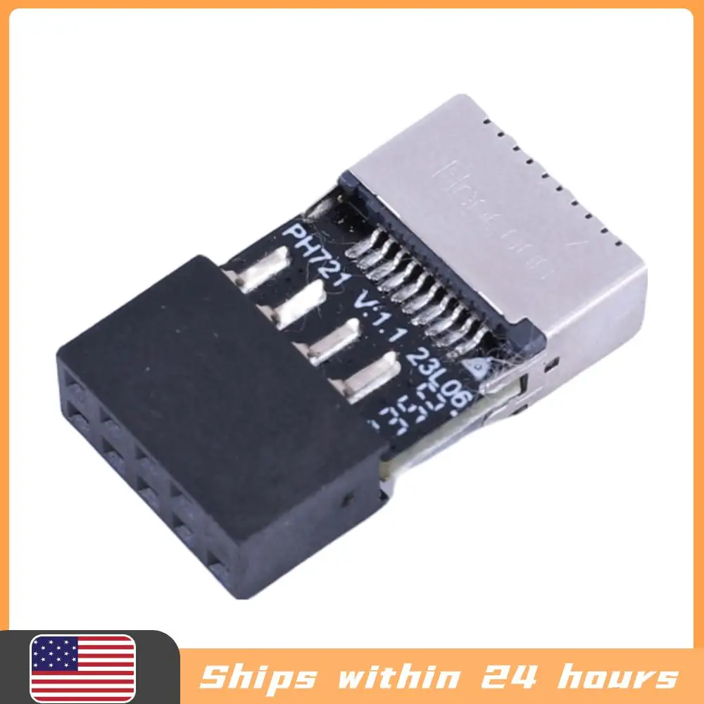 

TYPE-C Socket 9-Pin USB 2.0 Extender Card USB 2.0 Expansion Board Motherboard Converter for OS/Windows Linux