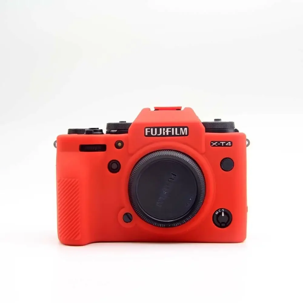 لينة المطاط سيليكون الجلد DSLR حقيبة كاميرا حالة غطاء الجسم حامي ل Fujifilm X-T4 X-T3 فوجي XT4 XT3