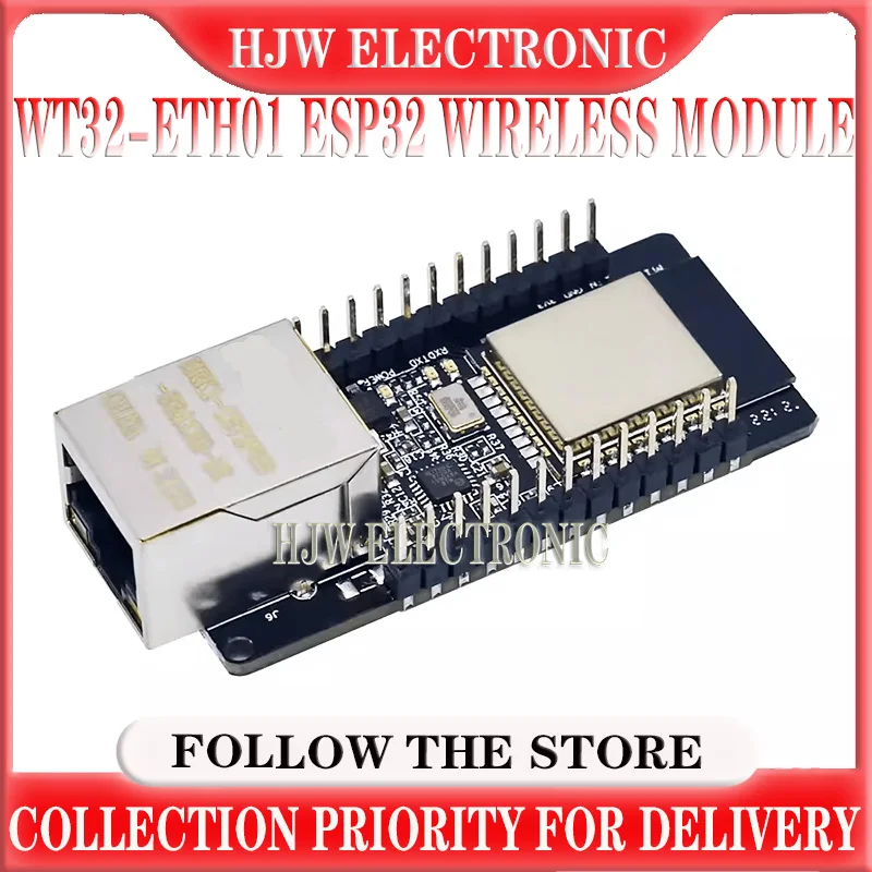 WT32-ETH01 Embedded Serial Port Networking Ethernet Bluetooth-compatible WIFI Combo Gateway MCU ESP32 Wireless Module Board