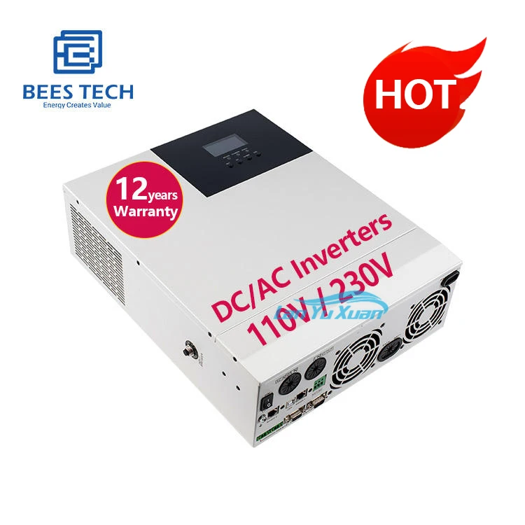 

8kw hybrid solar inverters 110V 210V 8kw solar inverter converters 5kwh 8kwh 10kwh OFF Grid hybrid on grid inverter battery