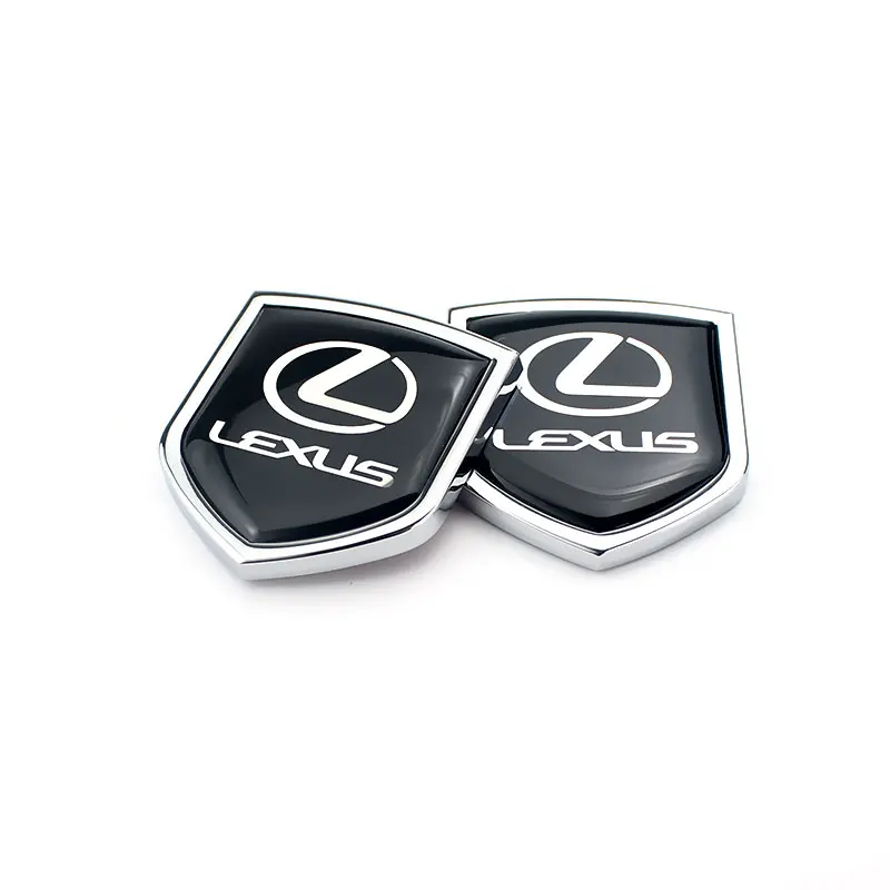 For Lexus RX330 IS250 Ct200h ES300h RX350 IS300h NX300h RX400h Car Design 3D Metal Emblem Body Side Window Stickers