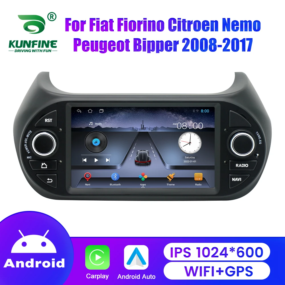 

7" 2Din Android Auto Radio Stereo GPS Carplay Multimedia Video Car Radio For Fiat Fiorino Qubo Citroen Nemo Peugeot Bipper 08-17