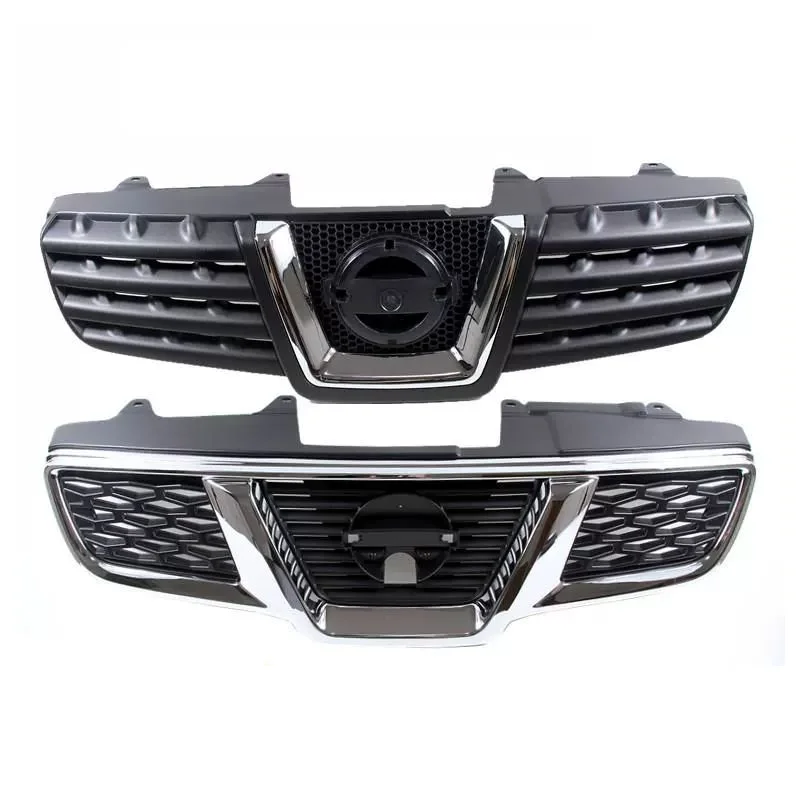 Car Front Bumper Grill for Nissan Qashiqai 08-15 modified Grille Mask Net Radiator Body kit Car Accessories