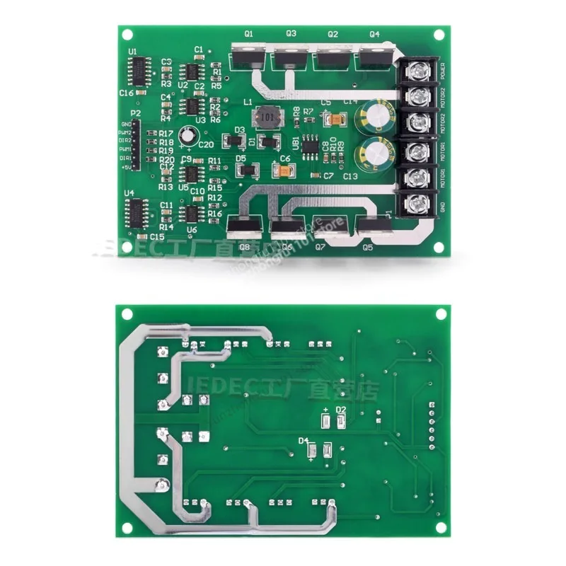 Dual-channel Motor Drive Module, High-power H-bridge, Strong Braking Function, DC Motor Drive Board 10A15A