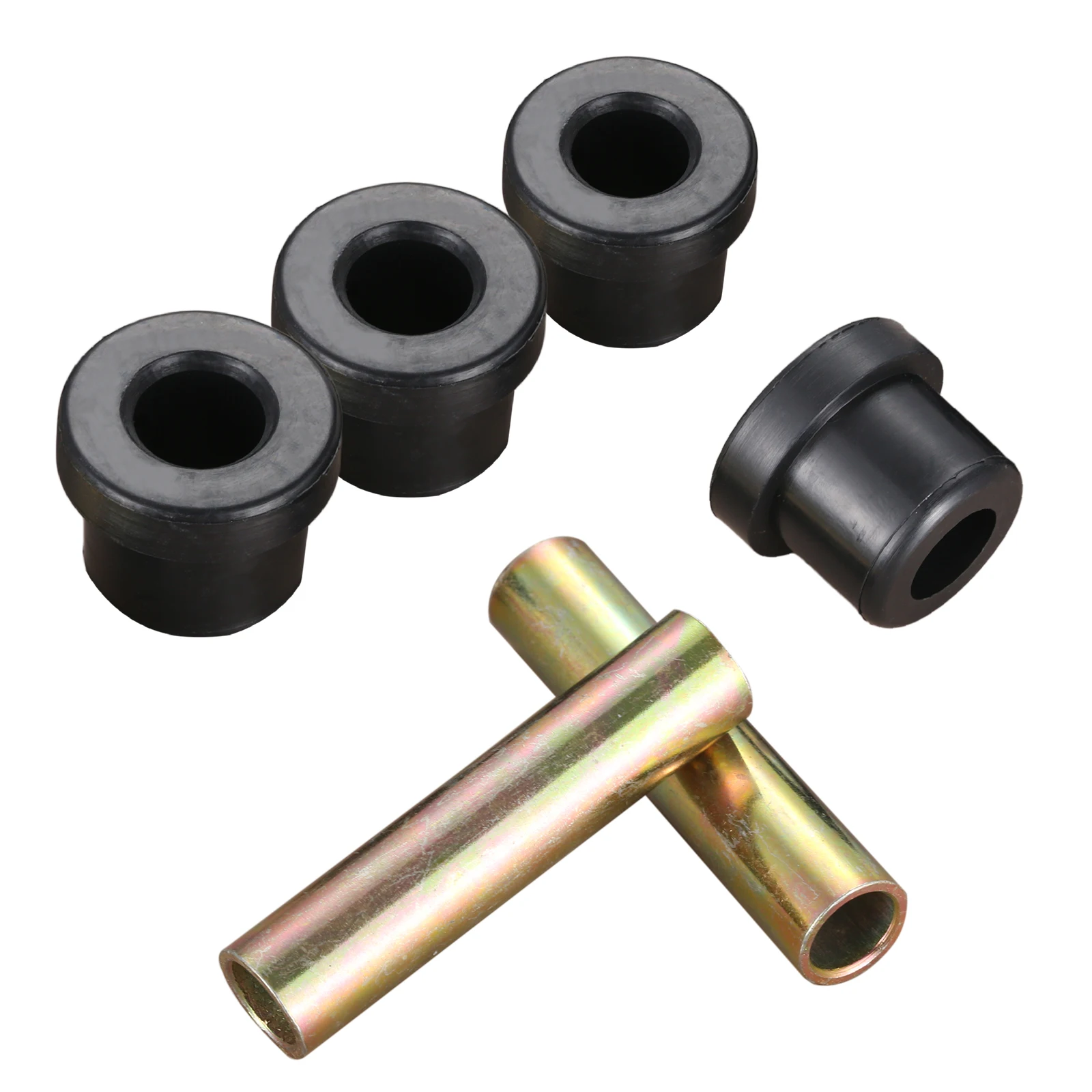 6 Pcs/set Front and Rear Suspension Bushing & Sleeve Kit for Club Car DS 1981-Up Gas Electric Golf Carts Front Leaf Spring