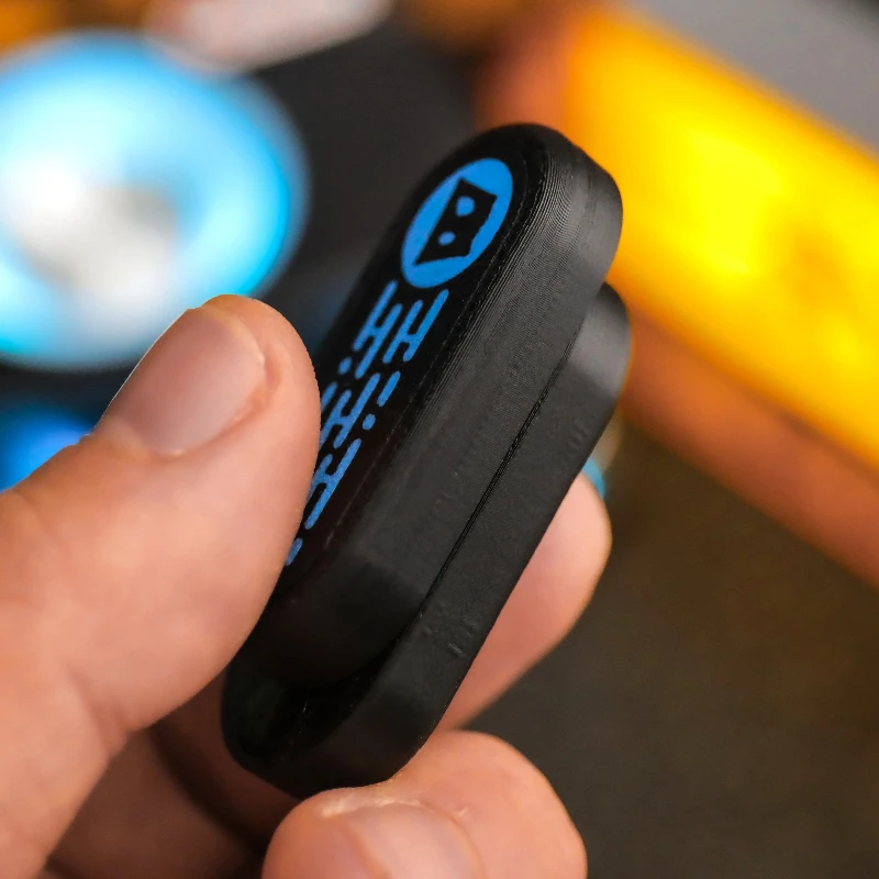 تململ بطاقة دفع مغناطيسية ثلاثية الأبعاد مطبوعة دفع لوحة الميكانيكية المنزلق EDC الإجهاد الإغاثة لعبة حسية الكبار ضد الإجهاد الأشياء