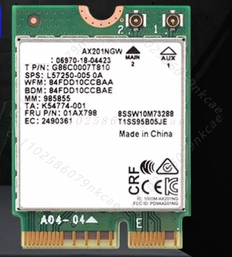 For Dell Game Box G15 5511 5515 5520 5521 5525 5530 Wireless network interface card Bluetooth module