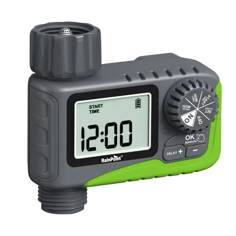 ذكي التلقائي مزدوج صمام الري الموقت المنزل في الهواء الطلق حديقة ساحة الحديقة سقي جهاز التحكم لحدائق المزارع
