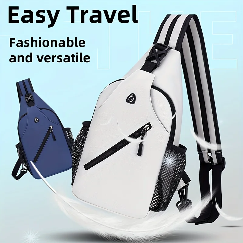 

New Trendy Casual Crossbody Bag,Men's Business Sports Small Backpack,Commuting Coin Purse, Korean Version Shoulder Bag,Chest Bag