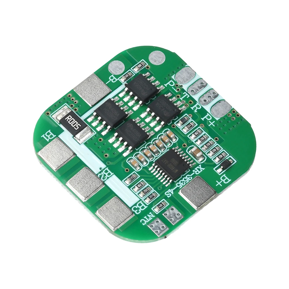 4S 14.8V Lithium Battery Protection Board Same Port 8A With Equalization 18650 Power Lithium Battery BMS