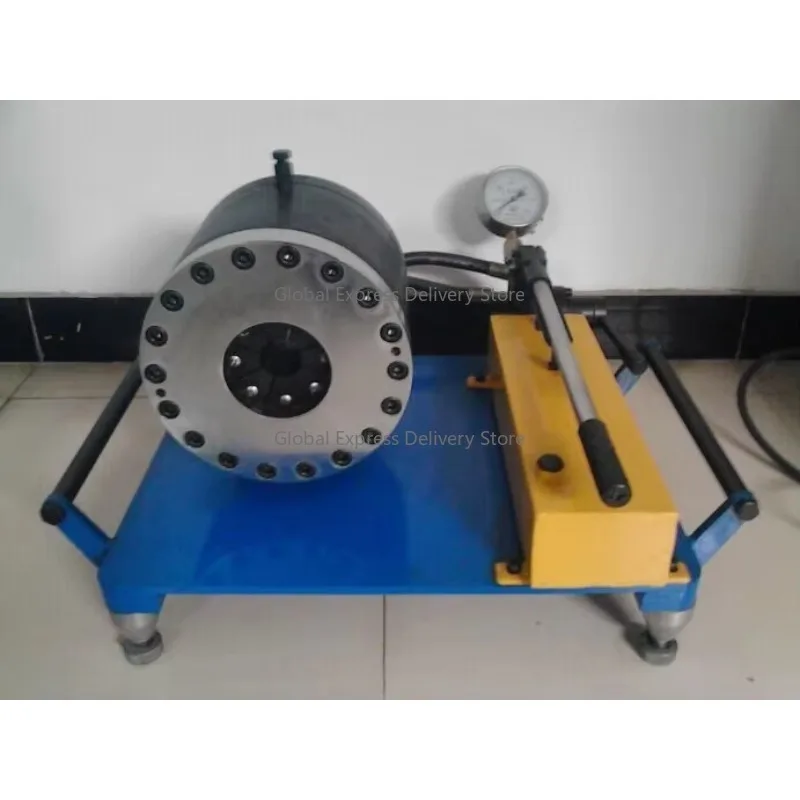 Manual  Pipe Compression Machine With Motor Greenhouse Pipe Shrinking Construction Compression Equipment