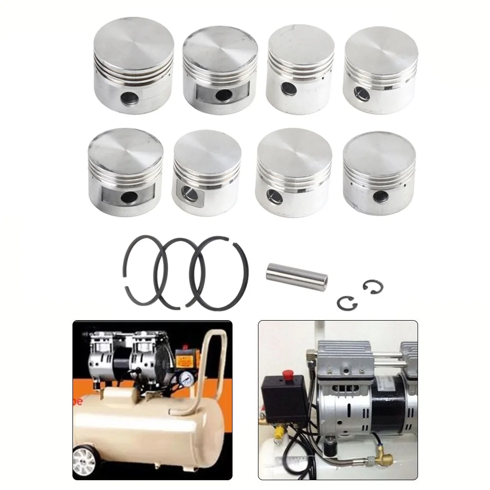 Air Compressor Piston+Piston Rings Parts Air Pump Accessories 42/47/48/51/65mm Air Compressor Pneumatic Parts