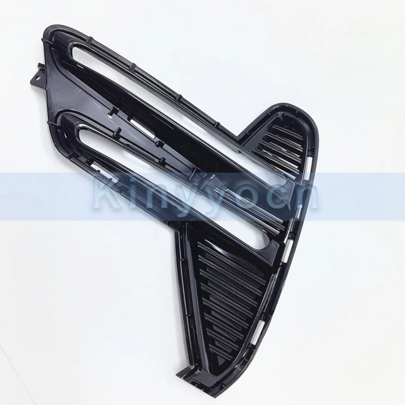 Suuonee Lot de 2 grilles de feux de brouillard pour pare-chocs avant de voiture, grille de feu de brouillard inférieur pour Audi B6 2002–2005