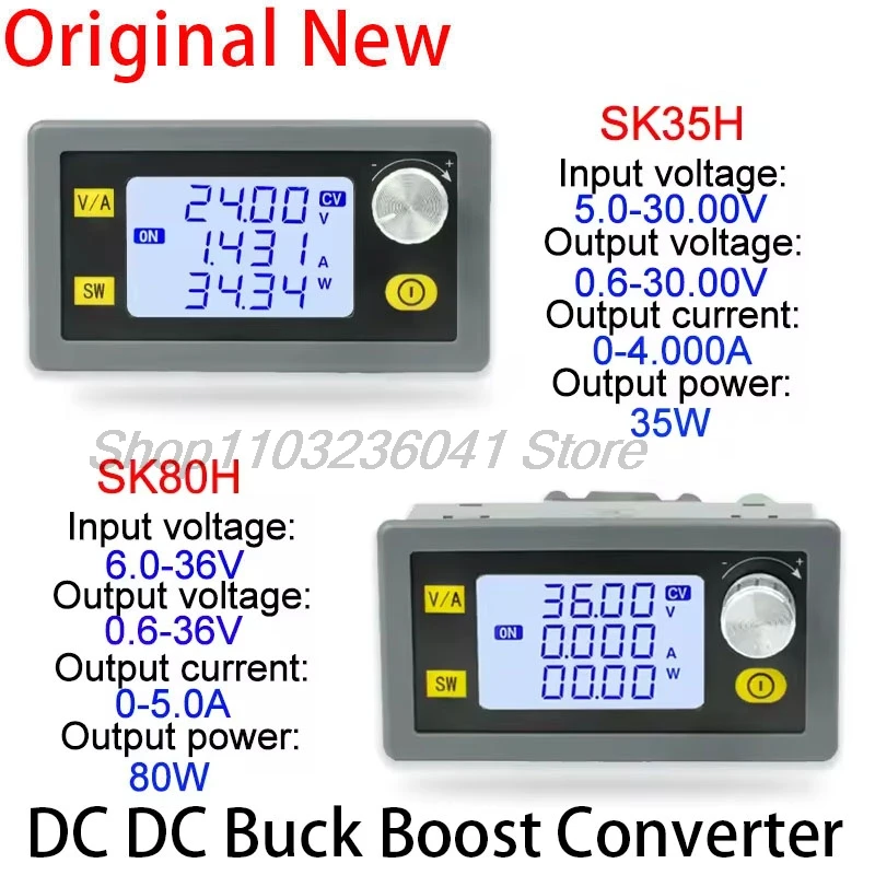 35 واط/80WDC تيار مستمر باك دفعة محول CC CV 6-36 فولت 5A/5-30 فولت وحدة الطاقة الشمسية ينظم مختبر أداة إمدادات الطاقة لاردوينو