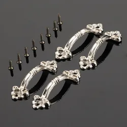 4pcs Handle Pull Bronze Gift Box Small Handle 48mm*14mm Decorative Jewelry Box Drawer Cupboard Handle