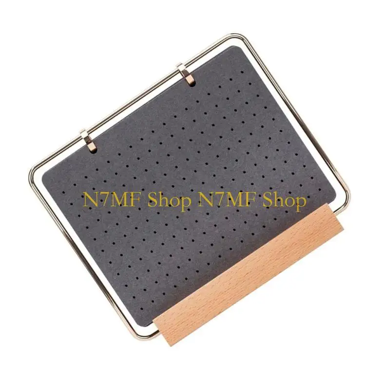 

N7MF Stand Pin Felt Storage Board Display Organiser for Crafts and Collectibles