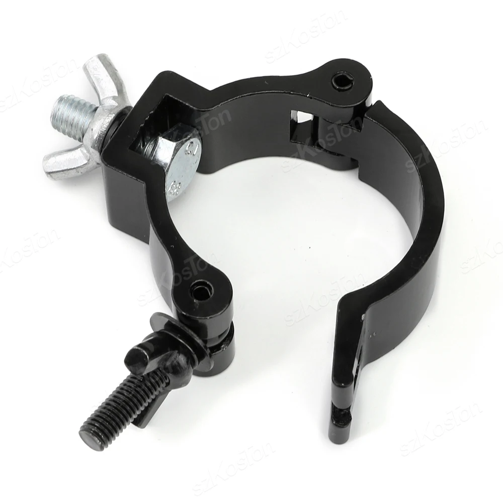 6Pieces Alumimun Alloy Pipe Clamp Hanger Hook Bracket Stage Durable Heavy Duty Hook Theatre Lighting 48-51mm Stage Light Clamp