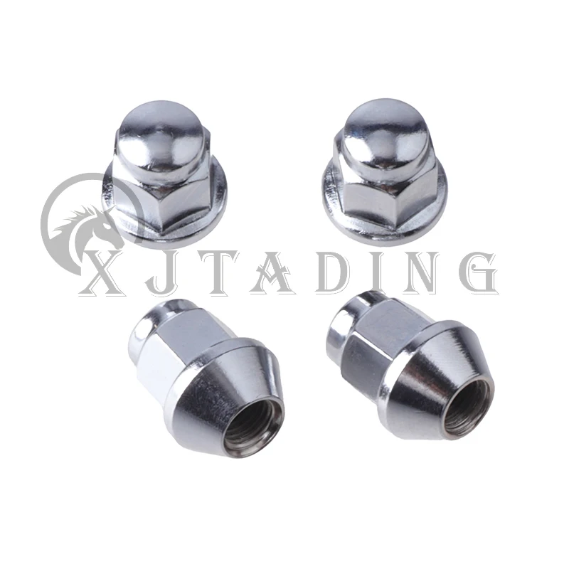 4Pc M10x1.25/M12x1.5 Lug Nut Wheel Hub Nut For Huansong HS ATV Scooter Buggy UTV Quad Bike Vehicle Moto Alloy Aluminum Rim Wheel