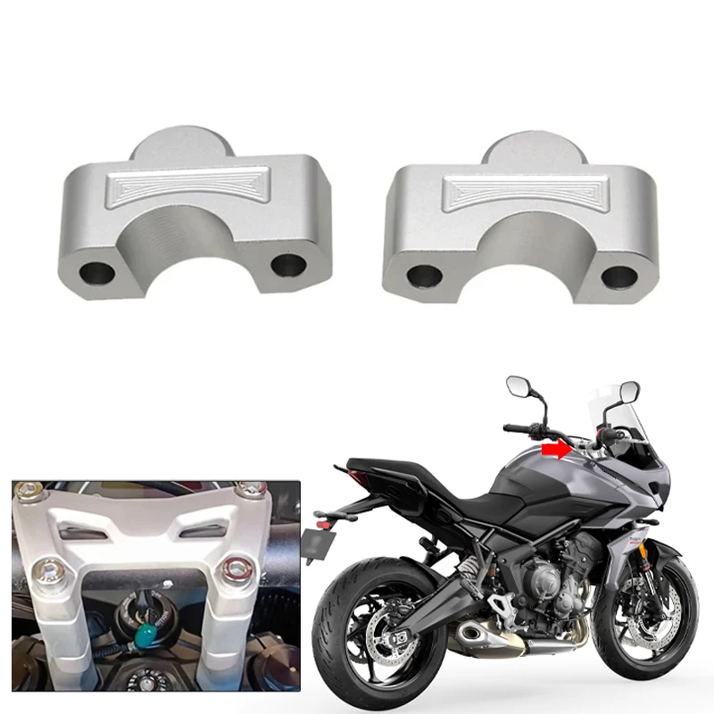 

Fit For Tiger 660 Tiger Sport 660 2022 2023 Handlebar Heightening Device Motorcycle CNC Accessories Handlebar Riser Booster