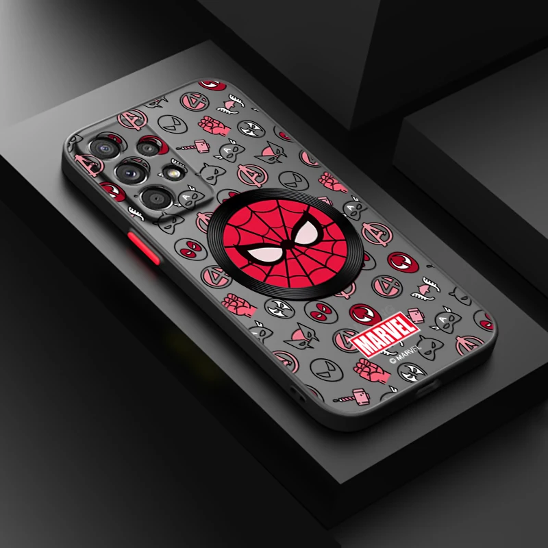 مارفل بطل شعار كول فوندا كابا ل Redmi ملاحظة 14 13 12 11 10 9 8 7 5 4 برو زائد POCO C40 متجمد شفافة جراب هاتف #4