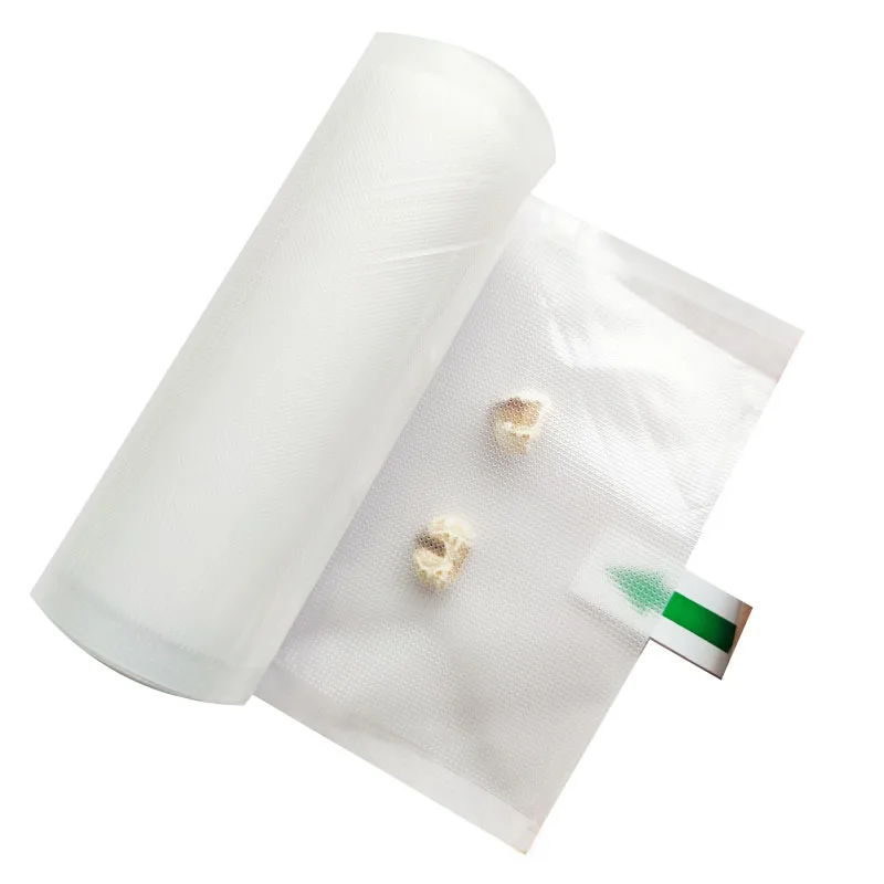 20*500cm sacos de vácuo rolos para molho de alimentos texturizado saco de embalagem de armazenamento para aferidor a vácuo carne frutas legumes ferramentas de cozinha