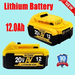 Original DCB200 20V 12000mAh Lithium Replacement Battery For Dewalt 18V DCB184 DCB200 DCB182 DCB180 DCB181 DCB182 DCB201 DCB206