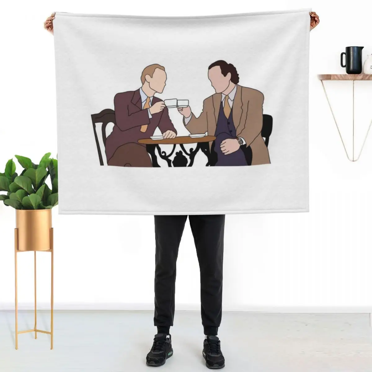 

niles and frasier Throw Blanket Cozy Warm Blanket for Bed Room Decor