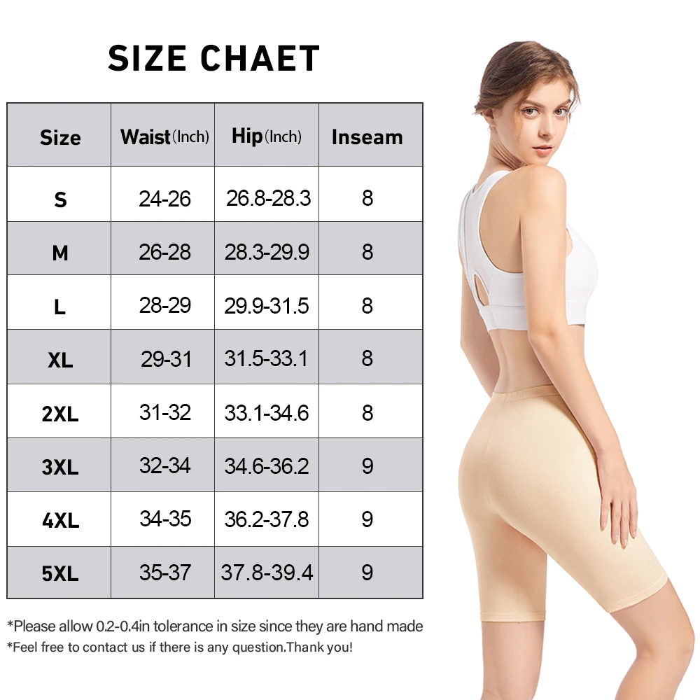 3PCS Women Cotton Panties Plus Size Biker Shorts Boxer Briefs Ladies Anti Chafing High Waisted Underwear for Work Sport Pregnant