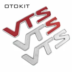 Metal 3D V T S VTS Car Badge Emblem 3D Logo Sticker for Citroen C2 C3 C4 Quatre Saxo Xsara Jimny 1.6 16v VTR Red Silver Color