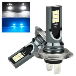 Super Bright H4 H7 Led Bulb Car Headlight Motorcycle Auto Fog Lamps Driving Running Lamp Canbus LED Fog Light 12v 24V 6000K 55W
