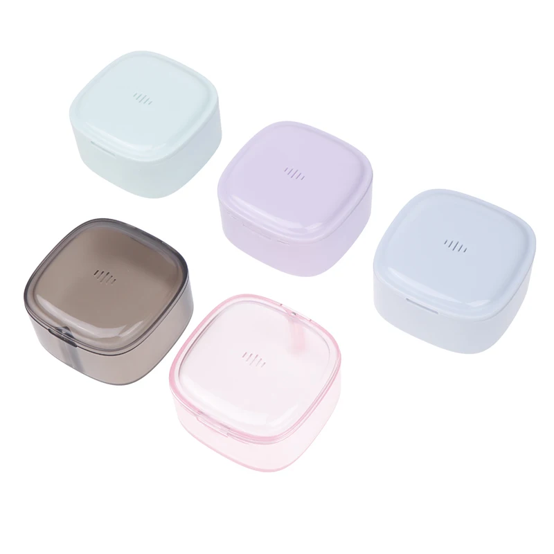 Fibbia magnetica strumenti ortodontici scatola di bretelle invisibili scatola di fermo ortodontico scatola di immagazzinaggio di bretelle portatili