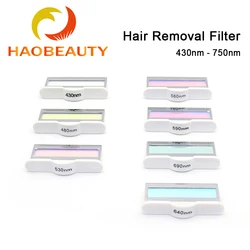 HaoBeauty IPL Filter 430nm-750nm for Permanent Hair Removal Equipment Handle Use IPL Beauty Machine Hair Removal Accessory