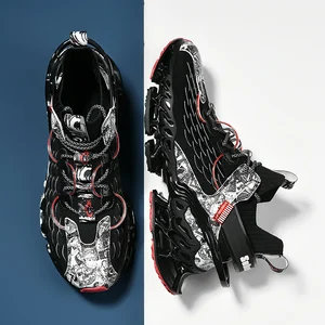 Men's luxury breathable running sneakers, male casual sneakers, tennis coach, moccasins fashion racing 8 Main Sales Luxury Tennis - №4